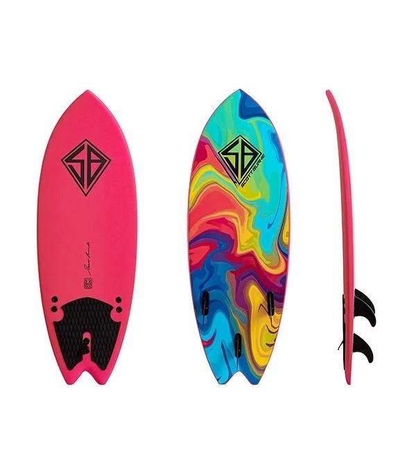 Surf Baja Fish 5'2'' Scott Burke - Tabla Soft Surf