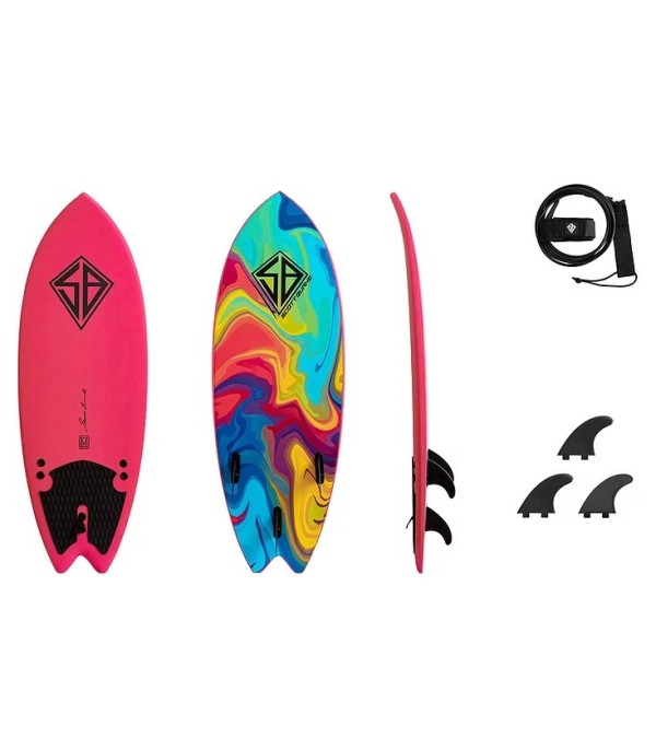 Surf Baja Fish 5'2'' Scott Burke - Tabla Soft Surf