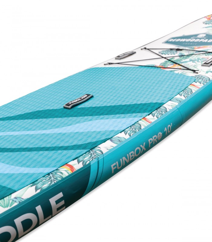 Tabla Stand Up Paddle Surf  Hinchable Funbox Pro 10' Redwoodpaddle woven doble capa calavera skull