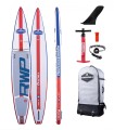 Tabla Stand Up Paddle Surf  Hinchable Funbox Pro V Race 14′ x 27'' Redwoodpaddle woven doble capa calavera skull