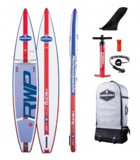 Tabla Stand Up Paddle Surf  Hinchable Funbox Pro V Race 14′ x 29'' Redwoodpaddle woven doble capa calavera skull