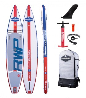 Tabla Stand Up Paddle Surf  Hinchable Funbox Pro V Race 14′ x 29'' Redwoodpaddle woven doble capa calavera skull