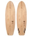 Tabla de surf en madera natural Peppermint Surfboards Mini Muffin 6'2 Timber