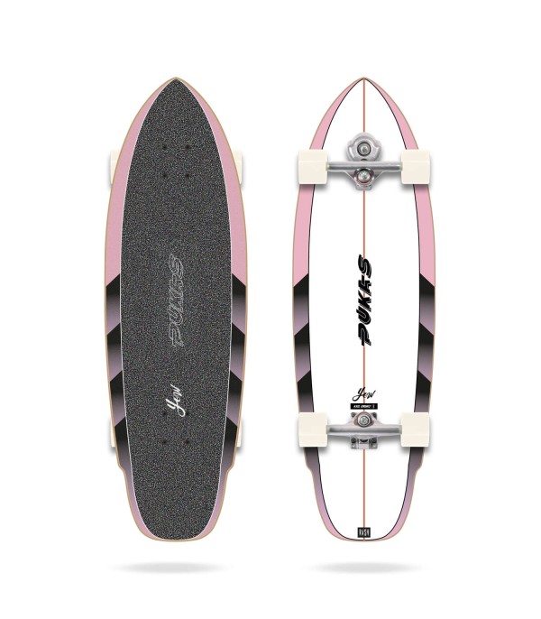 Yow PUKAS RVSH 33 Surfskate Your Own Wave Truck Meraki Surf Skate